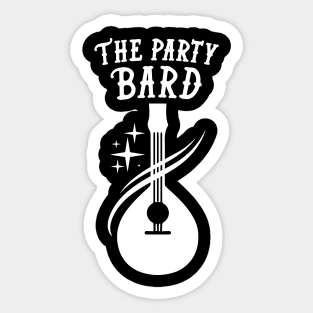 Bard Dungeons and Dragons Team Party Sticker